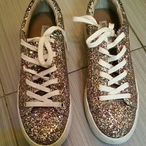 Steve Madden glitter sneakers